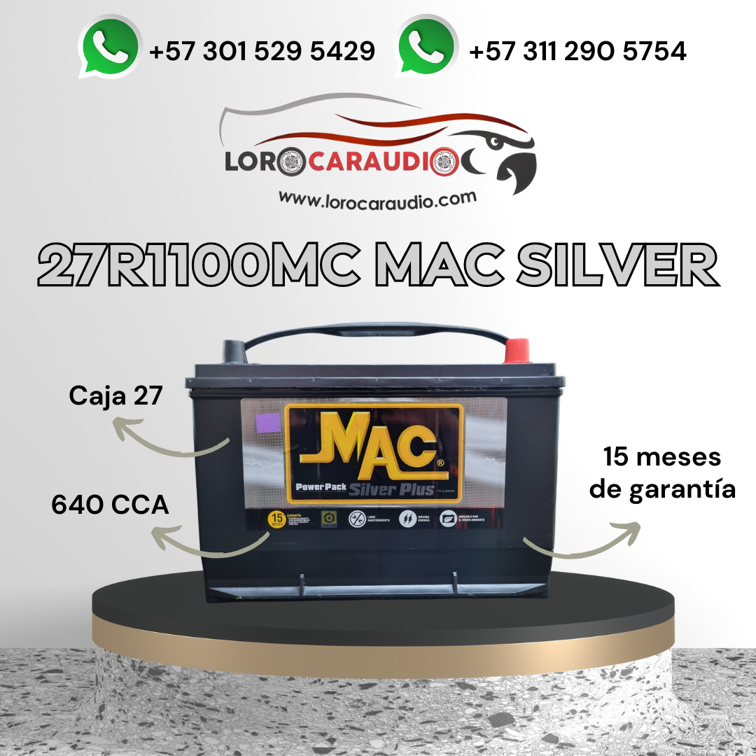Batería MAC Silver 27R1100MC
