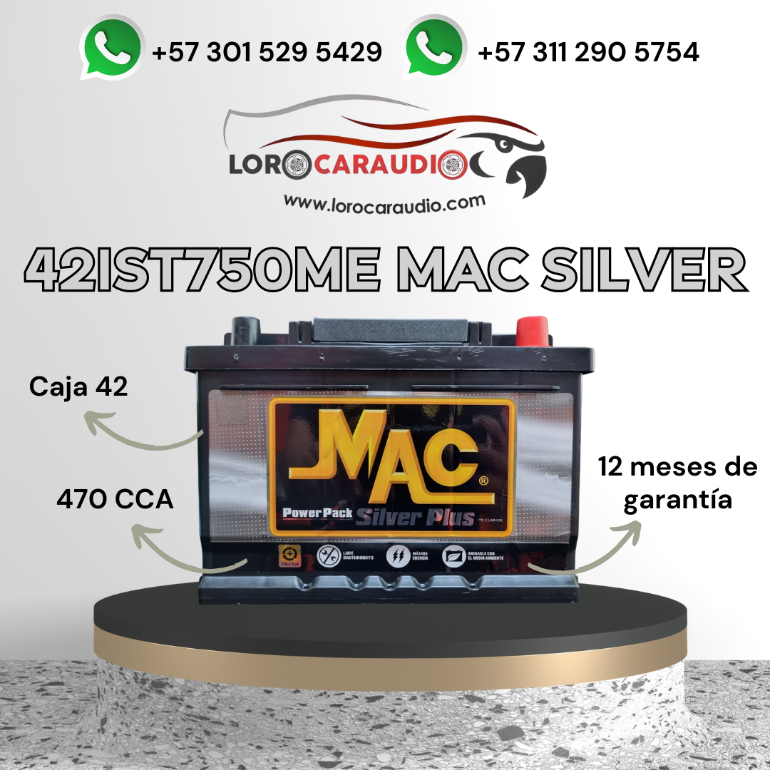 Batería MAC Silver 42IST750ME