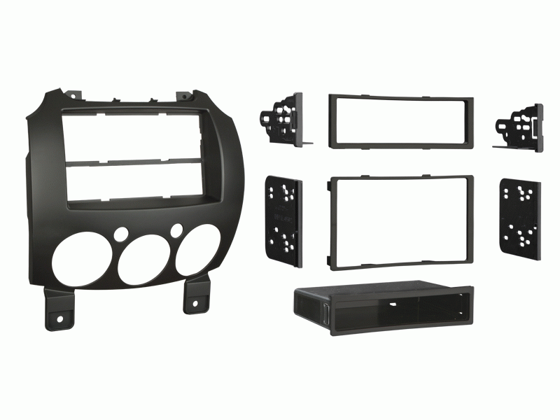 Consola para radio MAZDA 2 2007 Accesorio original para la instalacion de radio