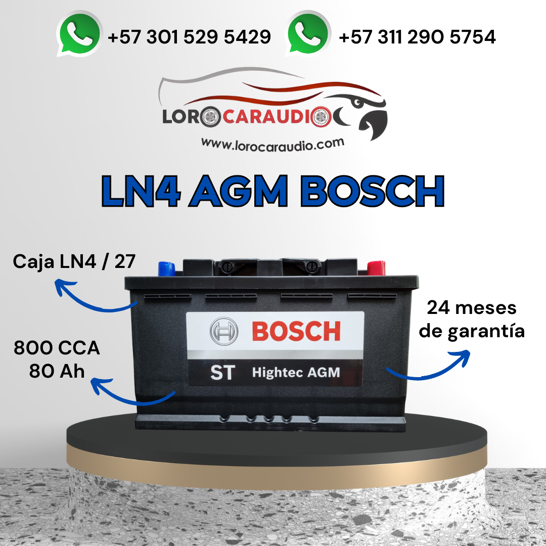 Batería Bosch LN4 AGM Start Stop