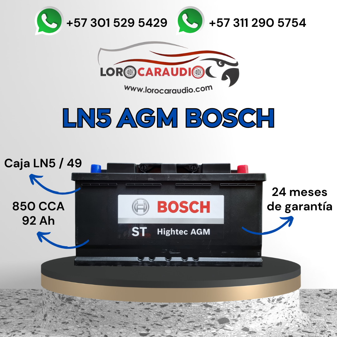 Batería Bosch LN5 AGM Start Stop
