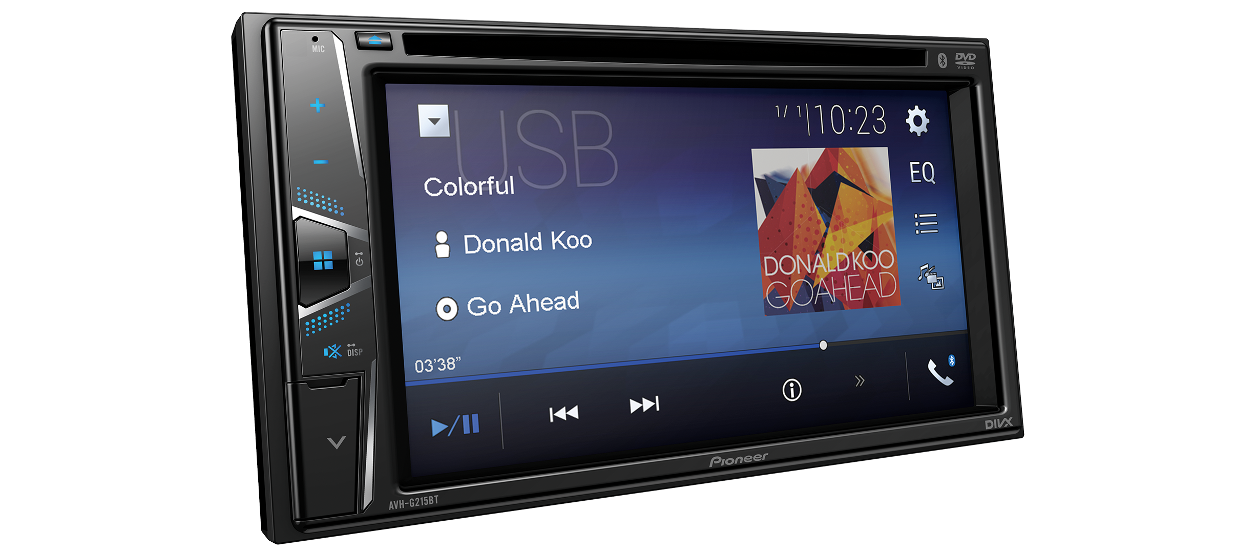 Radio Pioneer Bluetooth Pantalla Avh-g215bt Dvd 2018 LoroCarAudio