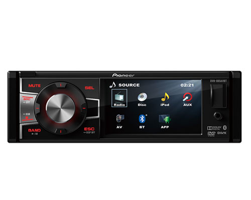 Receptor DVD Pioneer DVH-885AVBT Pantalla TFT de Color de 3,5", Bluetooth