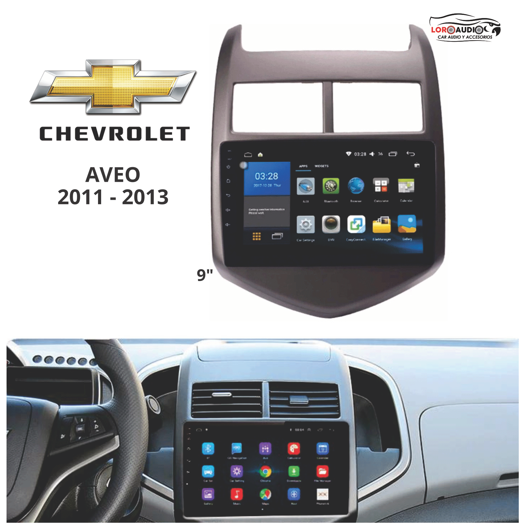 Radio Chevrolet Aveo 2011-2013 Bogota