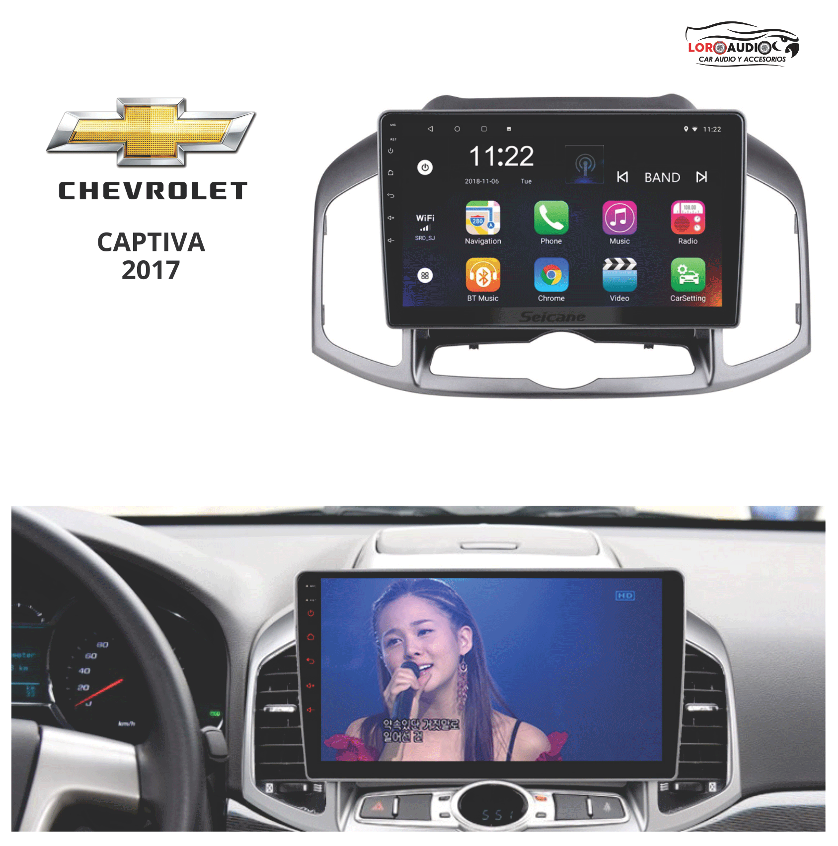 Radio Chevrolet Captiva 2017 Bogota Colombia