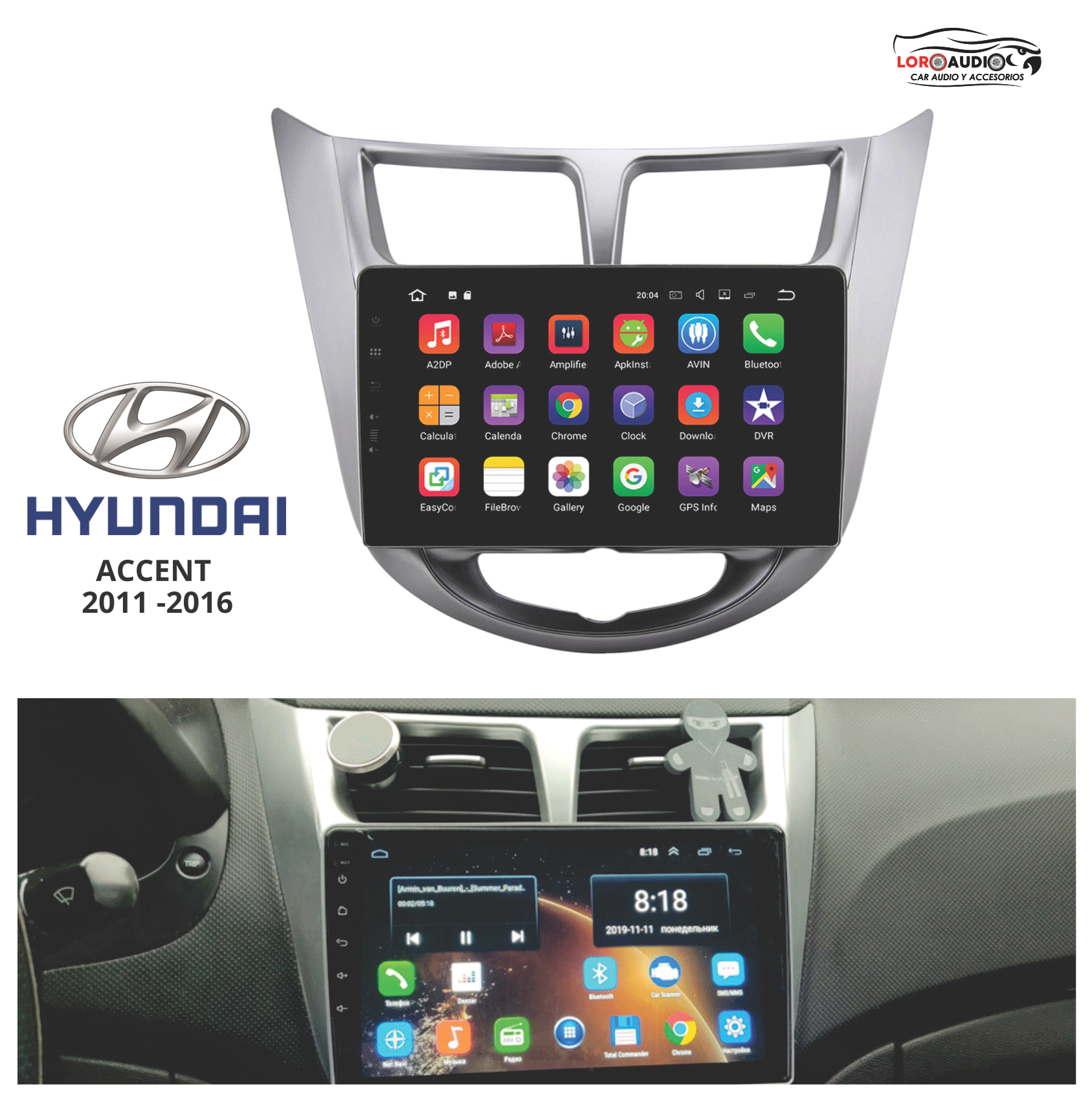 Radio Hyundai Accent 2011-2016 Bogota Colombia