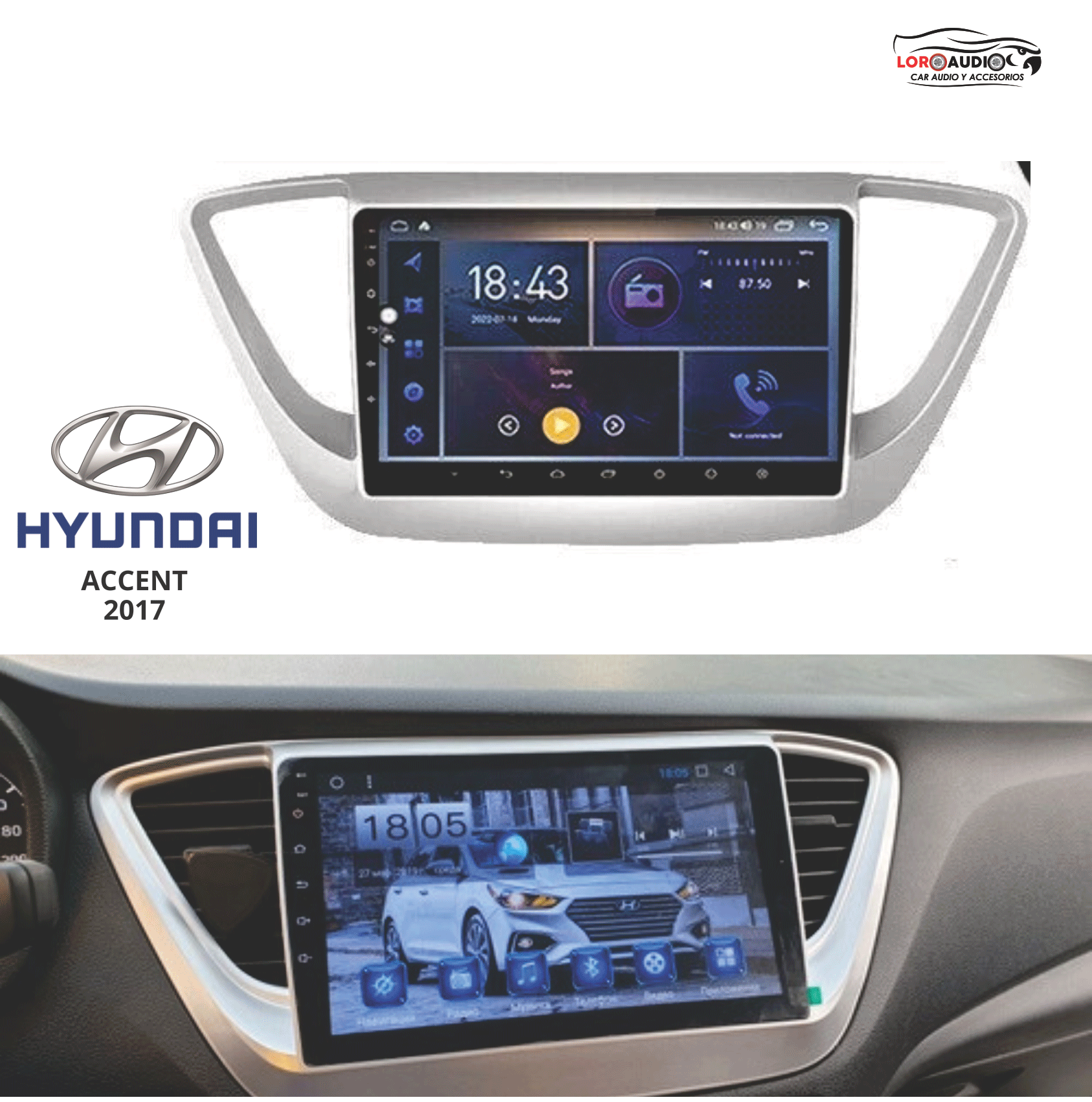 Radio Hyundai Accent 2017 Bogota Colombia