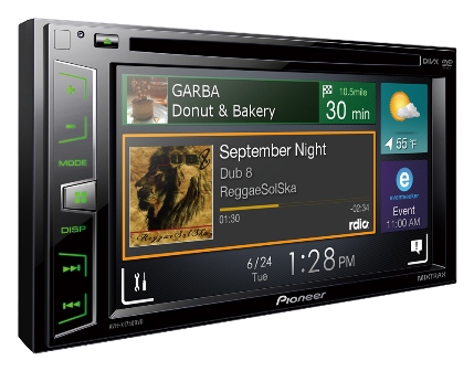 Radio Monitor Pioneer AVH-X1750DVD 2-Din con Pantalla Táctil