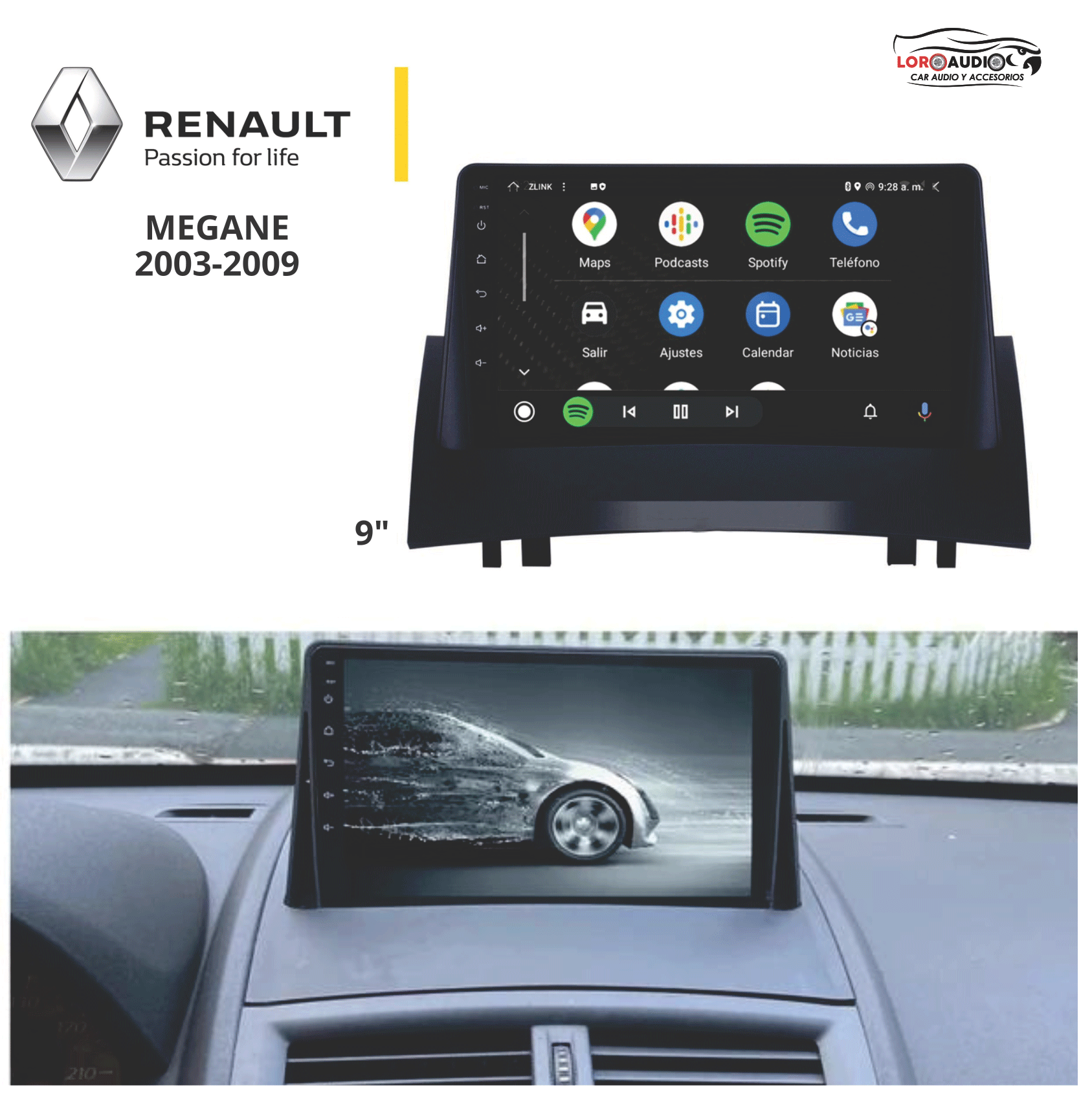 Radio Renault Megane 2003-2009 Bogota Colombia