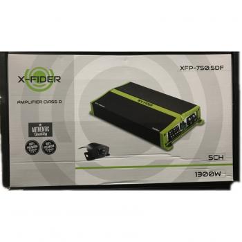 Planta X-fider Xfp-750.5df 5 Ch 1300watts LoroCarAudio
