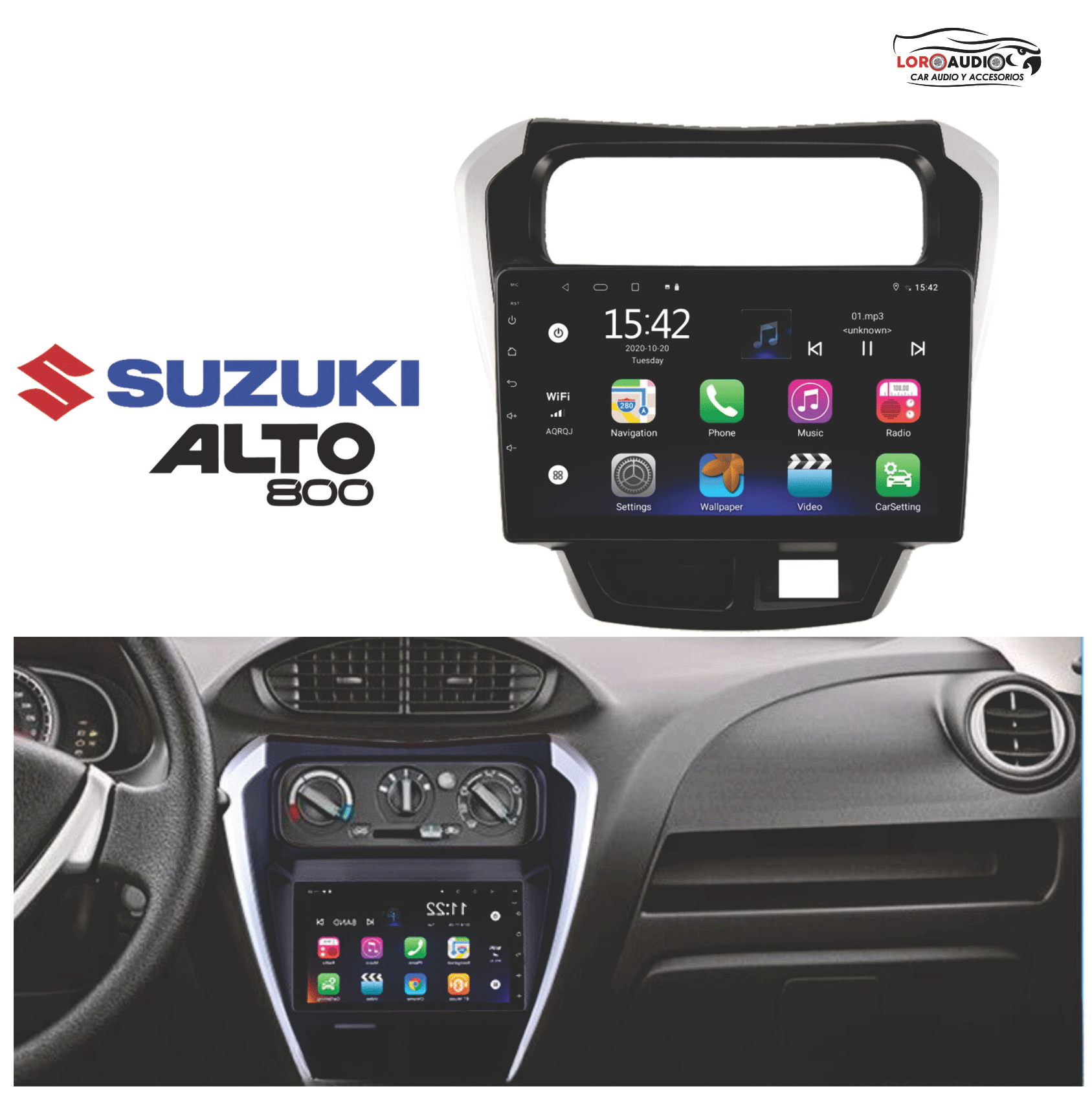 Radio Suzuki Alto 800 Bogota Colombia